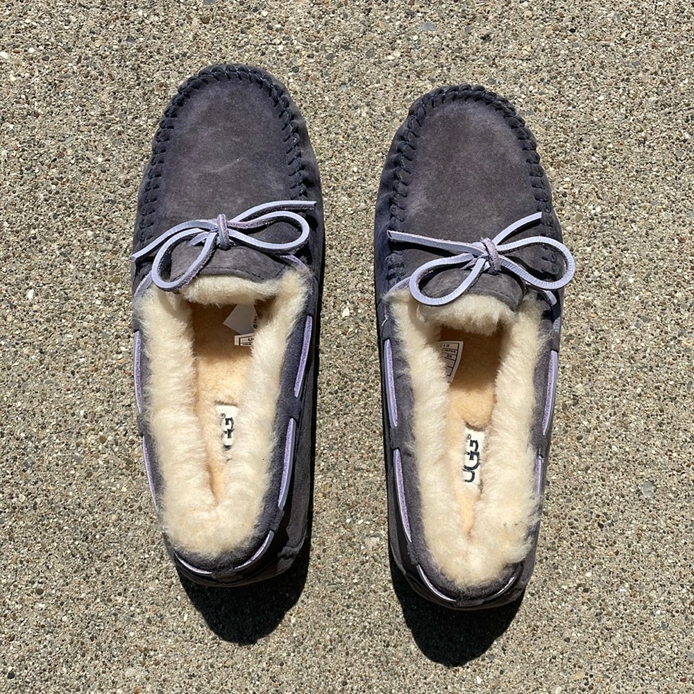 Vintage UGG Blue Suede Shoes